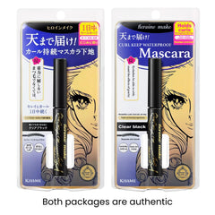 Heroine Make Clear Mascara Base lashes after application with no clumps