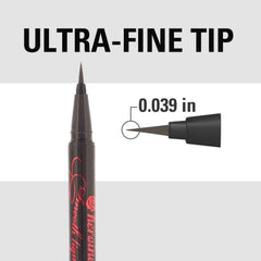 Heroine Make deep brown-black swatch demonstrates rich color for versatile eyelooks