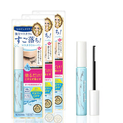 Heroine Make Mascara Remover bottle close-up highlighting gentle makeup removal
