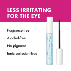 Heroine Make Speedy Mascara Remover hypoallergenic formula bottle emphasizing gentle eye care.