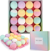 HESORIX Rose Dream Bath Bombs—calming scent for a relaxing soak.