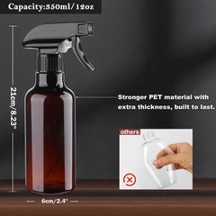 Hethyo adjustable-mist-stream nozzle 12oz bottle enables delicate mist or targeted spray