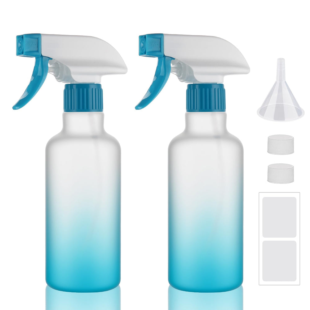 Hethyo blue 12oz spray bottles main view for versatile home use