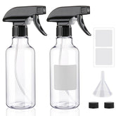 Hethyo 12oz heavy-duty square spray bottles for durable daily use in cleaning and gardening.
