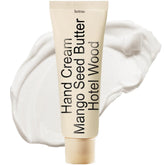 hetras perfume hand cream Hotel Wood bottle highlights forest scent for daily pampering and mood lift.