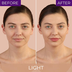 Hey Honey CC² Cream swirl in light tone demonstrates buildable coverage for even skin.