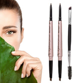 HeyBeauty 2pack eyebrow pencil with dual ends defines brows naturally