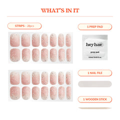 Heyhae sun-cure gel nails enable no-led shine with daylight or brief UV/LED boost.