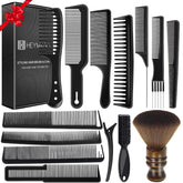 HEYMKGO barber comb set packaging shows durable build for at home use