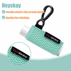 HEYSKAY durable stitching detail reinforces lip balm holder seams