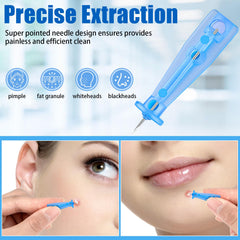HFYHWT pimple popper toolkit display shows diverse tools for blemishes.