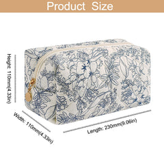 HHQQWZ makeup bag rustproof zipper closeup for secure closures.
