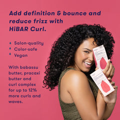HIBAR Curl Shampoo Bar ingredients-tomato-rice highlight curl resilience and elasticity.