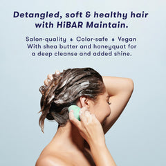 HIBAR Maintain conditioner bar front view for nourishment and detangling.