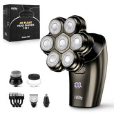 HiBig 7D Arc head shaver front view for a close bald shave