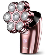 HiBig electric razor with arc-curved 7D head for smooth leg shaving