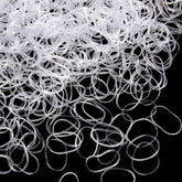 Hicarer 1000 mini clear rubber bands pack for lasting braids