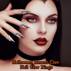 Hicarer Halloween-party claw rings showcase standout costume accents.