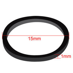 Hicarer mini rubber bands stretched gently to protect hair during styling.