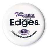 Hicks Total Transformations Edges Styling Gel 4 oz jar delivers strong hold for sleek, defined edges.