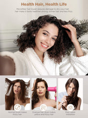 Hicober hair turban for wet-hair usage wraps securely for efficient blot-drying