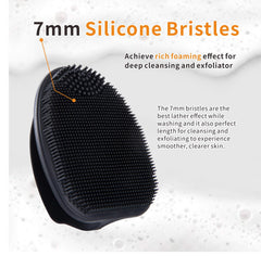 HIEERBUS face cleansing brush assists makeup removal and pore unclogging