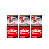 High Time Bump Stopper 2 bottle applying razor bump relief.