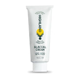 Highland Glacial Cream bottle closeup showing frizz control and versatility