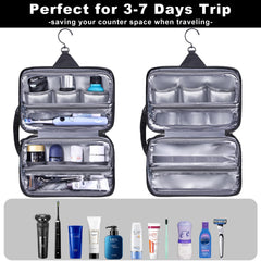 HILOMON Toiletry Bag leakproof pockets highlight spill-free storage of liquids
