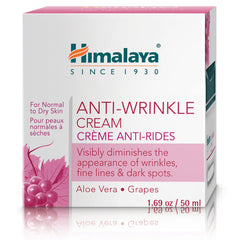 Himalaya Anti-Wrinkle Cream tube closeup showing silky hydration.