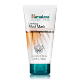 Himalaya Clarifying Mud Mask in application showing Fuller’s Earth for oil absorption.