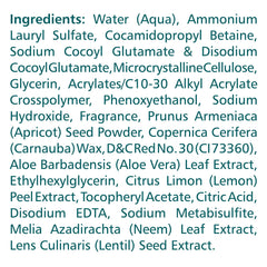 Himalaya Gentle Exfoliating Face Wash aloe vera soothing texture close-up.