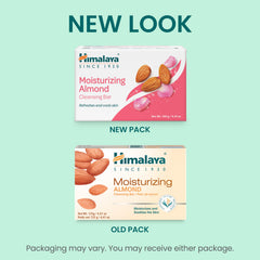 Himalaya moisturizing almond bar lather demonstrates non-greasy daily cleansing