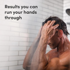 HIMS Thick Fix Conditioner applied to hair for smoother detangling