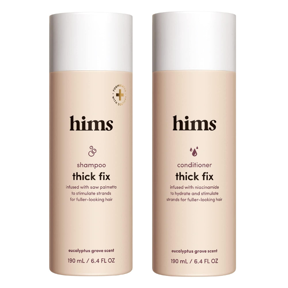 hims Thick Fix shampoo bottle front for daily scalp cleansing