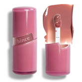HINCE Raw Glow Lip Tint stain-glazed swatch with natural flush and glossy shine.