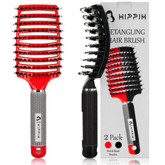 HIPPIH Voremy brush front view showing gentle detangle for all hair types.