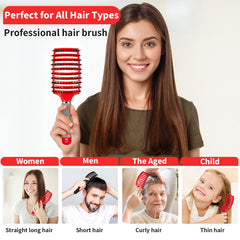 HIPPIH Voremy brush close-up detangles with minimal pull.