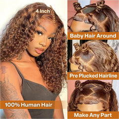 HIRIREMY HD lace front 13x4 invisible scalp line for seamless parting