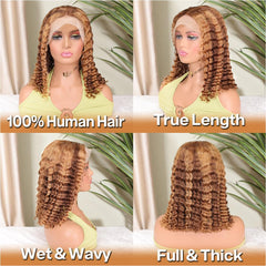 HIRIREMY Ombre honey blonde 4/27 highlights with sun-kissed dimension