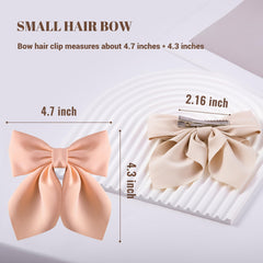 Hisial short-tail bow in orange adds bright accent for events and daily wear.