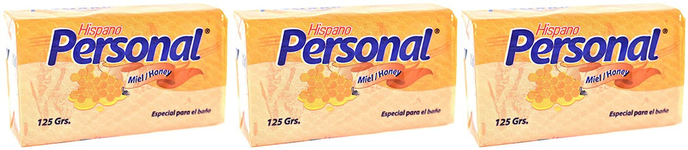 Hispano Honey Miel bar soap 125g pack — smooth lather for gentle cleansing and moisturized skin