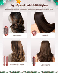 Hittiona automatic-wrap curlers enabling effortless, natural-looking curls