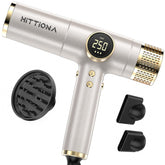 HITTIONA dual-voltage travel hair dryer compact for global trips and easy packing
