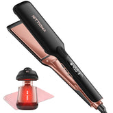 Hittiona flat iron heat-up in 5 seconds enables quick styling on tight schedules.