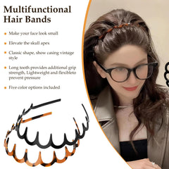 HJKLIUT U-Shape Headband teeth detail highlights textured braid effect