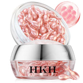 HKH Retinol Serum Capsules pack closeup for travel friendly skincare routine