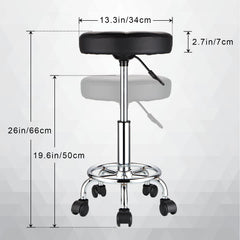 HMTOT PU leather easy-clean surface keeps spa chairs tidy between clients.