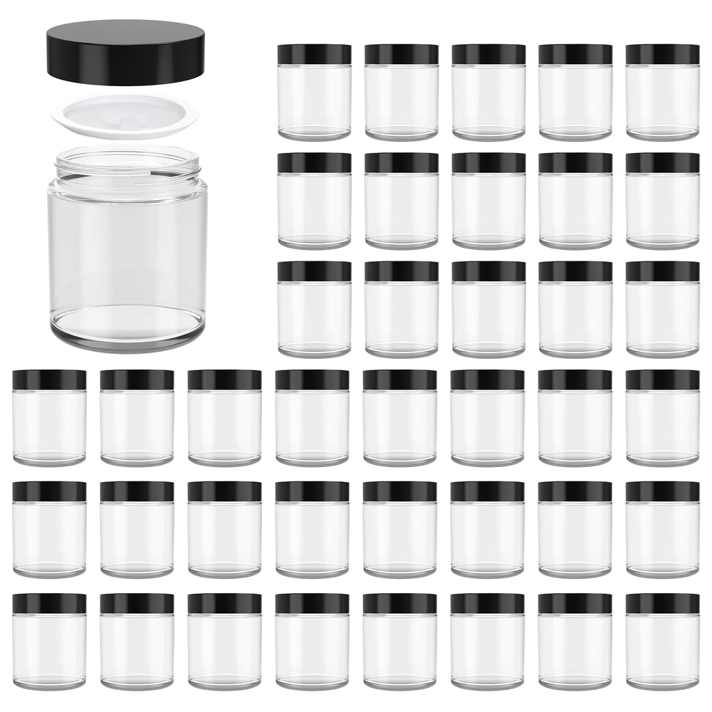 11 Hoa Kinh 4oz glass jar with black lid shows clear contents for quick identification