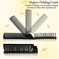 HOFASON mini comb coarse teeth detail for gentle detangling and scalp comfort.
